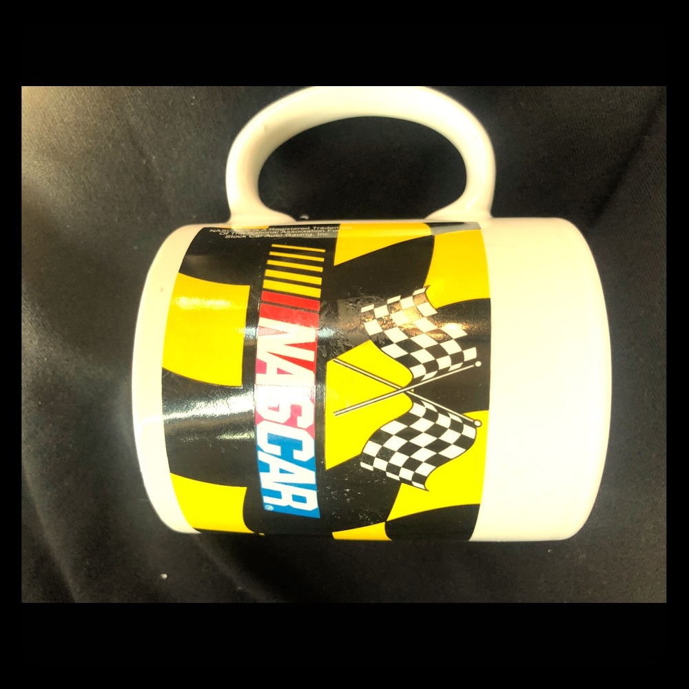 NASCAR collector coffee mug start your engines